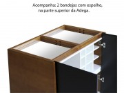 Buffet Balcão Arca Adega Hillux 324-0 0.90 m